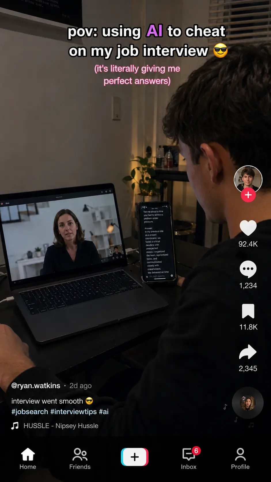 Acedly creator example for YouTube Shorts